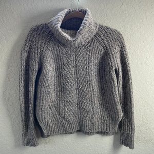 Madewell Gray Cowl Neck Sweater